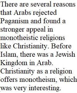 Early Arabs converts to Christianity